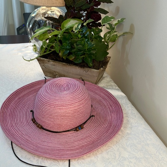 Pink Panama Jack Adjustable Sun Hat - Picture 1 of 8